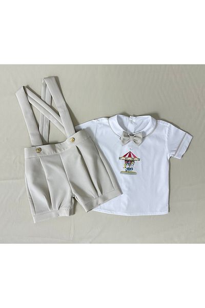 annerüyası Carousel Concept Beige Shorts Salopettakım