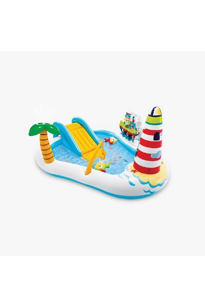 Intex مركز لعب ممتع لصيد الأسماك متعدد الألوان 188 × 218 × 99 سم