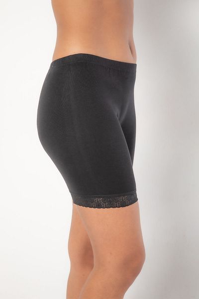 Onurel Cotton Lace Long Black