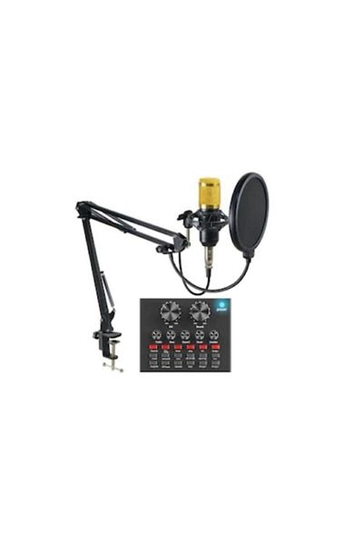 OEM Professional Audio Mixer and Microphone Set, MIC8, for podcast, recording, live, tiktok