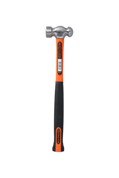 Tactix Forged Steel Ball Pein Hammer with Non-Slip Fiberglass Handle