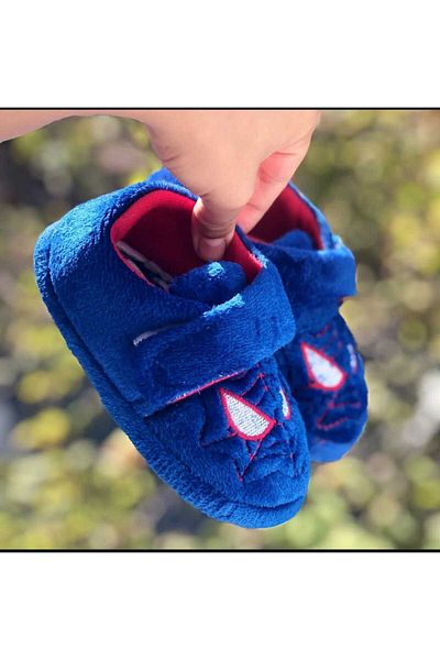 Pandalina Velcro Boys' Slippers Αντιολισθητική σόλα Νηπιαγωγείο Παπούτσια για το σπίτι