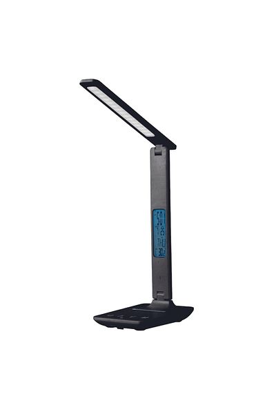 Blaupunkt LED Lamp Blaupunkt with Wireless Charger, USB Port, Clock, Alarm, Thermometer, Touch Control, 5 Leve