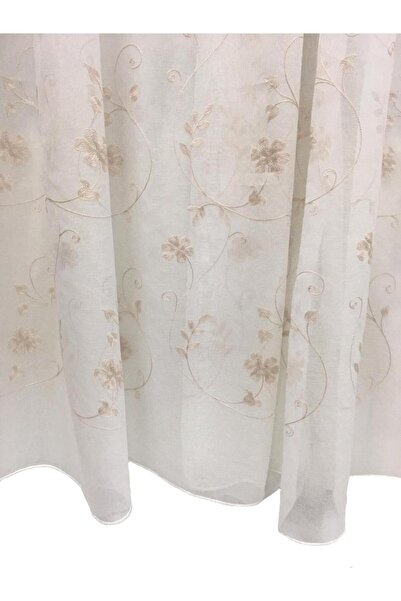 Liz Line Embroidered linen curtain, with rejansa, different sizes and colors, from the "Inna floral" collection by Liz Line