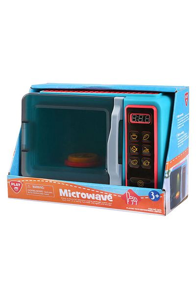 Play Go PlayGo Microwave Playset with Sounds and Lights Blue