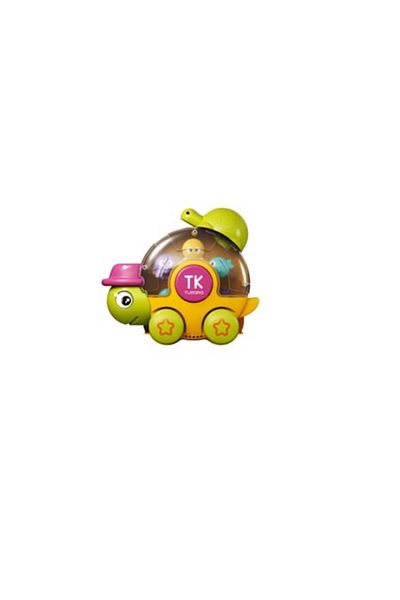 tumama Baby Bath Toy Turtle, Suction Cup Attachment, Sounds, Tumama®, 24 months, yellow