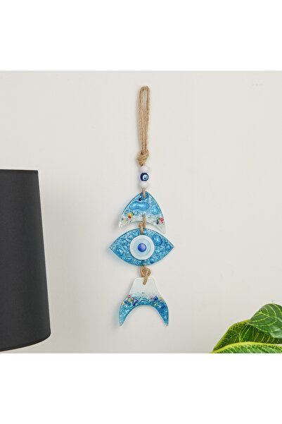Evidea Deco Fish Cam Dekor - Mavi - 22 cm