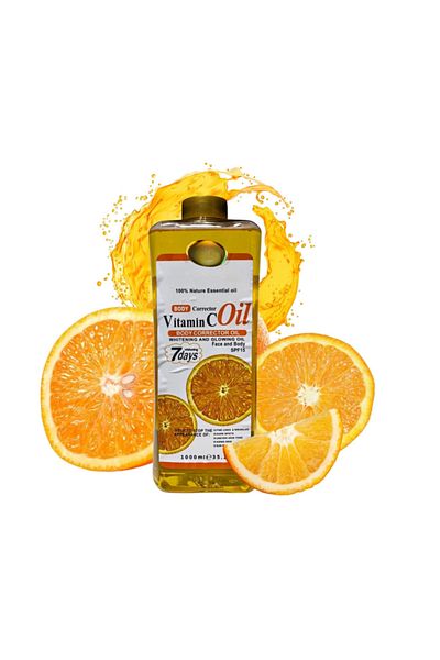Veet Gold Orange Vitamin C Brightening & Super Whitening Body Oil – 1000ml / 33 oz