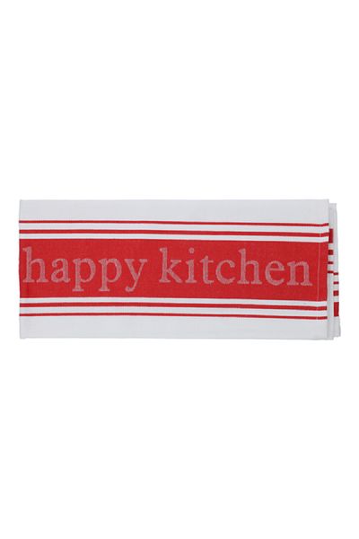 Mukitchen Pepperred Cotton Towel Pepper Red and White 20 x 30inch