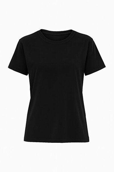 HAKKE Basic Crew Neck Soft Textured T-Shirt