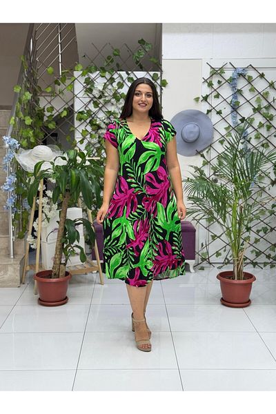 Punta Otantik Pss12227 Viscose Magic Dress