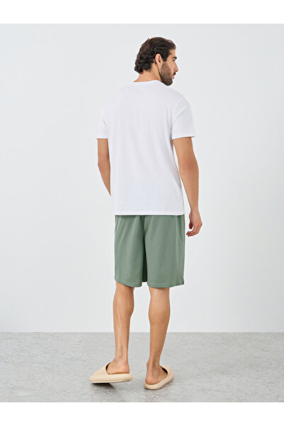 Styli Slogan Print T-Shirt and Shorts Pyjama Set