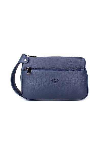 deri,se club Men's Navy Blue Handbag Luxury Travel Daily Multi-Compartment Portfolio Bag Handbag