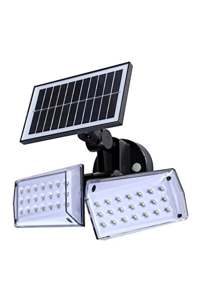 ALEDIO Lampă LED de perete cu panou solar, 5W, 3000mAh, 6000K, IP65, Aledio