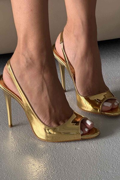 AYAKKABI PRENSİ Baby Burnu Açık GOLD