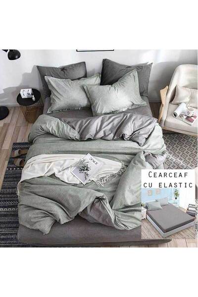 OEM Σατέν Βαμβακερό Λευκό, Θείο, 2 Άτομα, Διπλό Κρεβάτι, Εντοιχιζόμενο Σεντόνι, 4 Τεμάχια