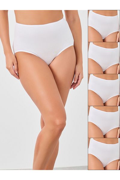 Styli Pack of 5 - Solid Elasticated Waistband Full Briefs