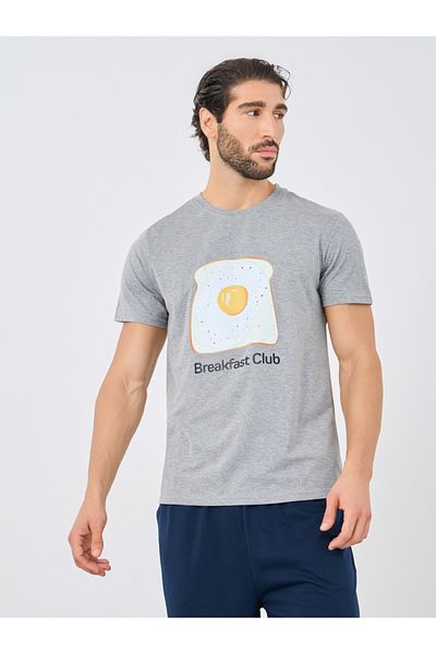 Styli Graphic Print T-Shirt and Shorts Pyjama Set