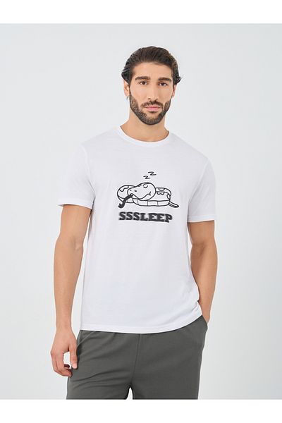 Styli Graphic Print T-Shirt and Shorts Pyjama Set