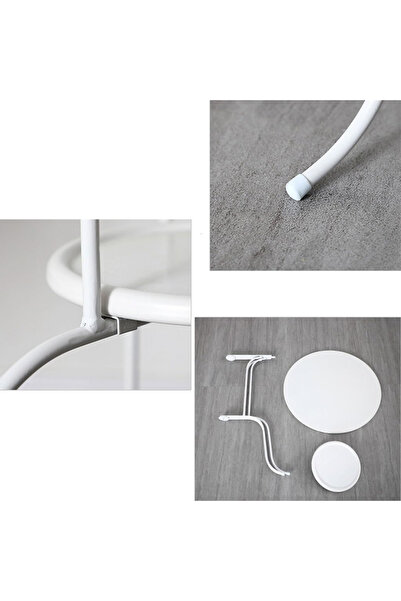 Primo Plus Side Table White Colour Made Of Steel White