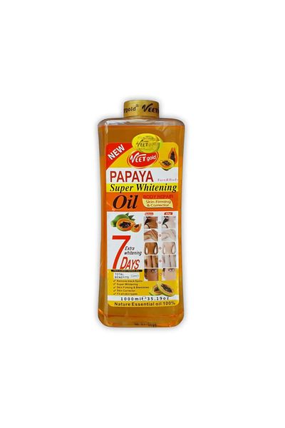 Veet Gold Papaya Super Whitening Body Oil – 1000 ml