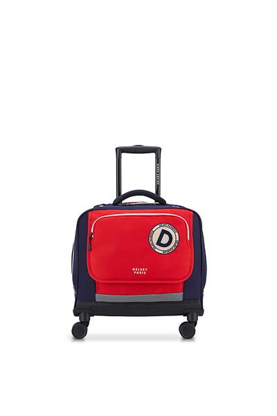Delsey Back To School 2025 4-Wheel Hard Shell Shoulder Bag Trolley – Red