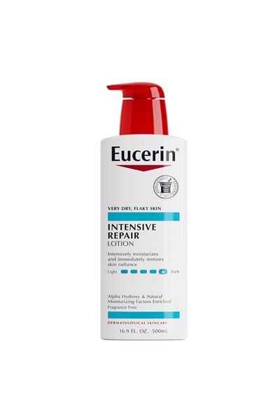 Eucerin Intensive Repair Body Lotion, Lotion for Very Dry Skin, 16.9 Fl Oz Pump Bottle