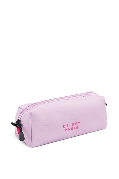 Delsey Back To School 2025 One Compartment Pencil Case Pink