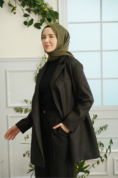 ARMANDA Princess Series Frameworked Solid Pattern Shawl