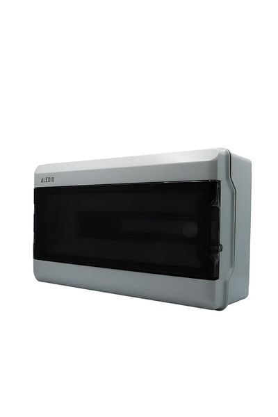 ALEDIO Cofret etans, aparent, 18 module, 1 rand, IP65, protectie UV, Aledio