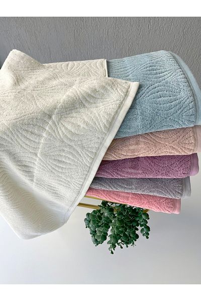 sarra 90X150 Middle Bath Towel - Cream