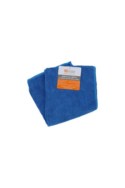 Mukitchen Ultimate Microfiber Ultra Absorbent Kitchen Towel Blue 16 x 24inch