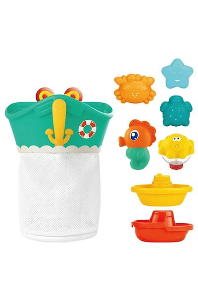 Smart Vibe Set Jucarii de Baie HappyShower Indiggo®, 7 Animalute Marine