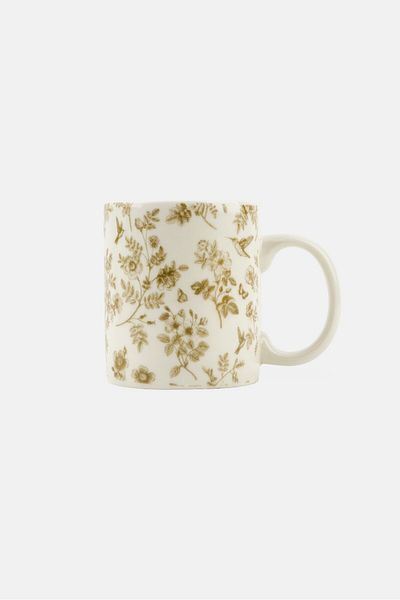 Muy Mucho Flower Mug 340ml, Multicolor