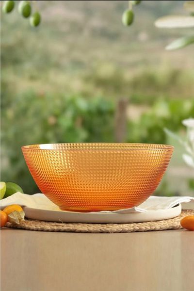 Paşabahçe Generation Amber 2 Salad Bowls