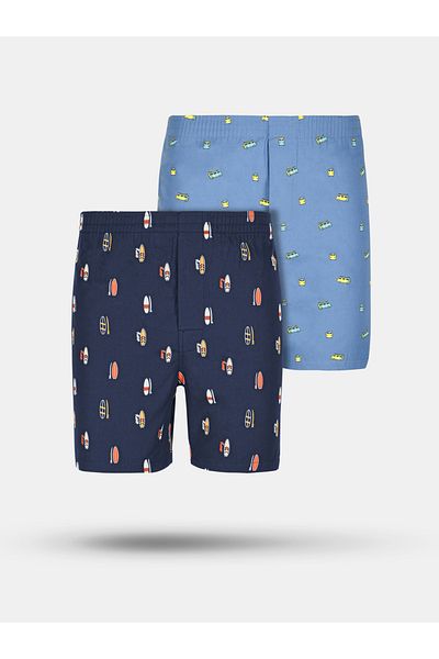 XYXX By Styli Pack of 2 - Printed Cotton Boxer