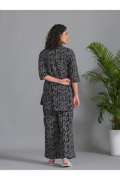 Sanskrutihomes By Styli Women All-Over Print Pure Cotton Top and Pyjama Set
