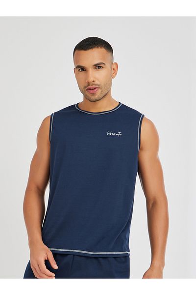 Styli Minimal Print Tank Top and Shorts Set