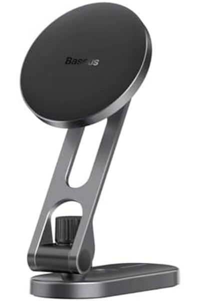 Baseus Baseus T-Space Series Folding Magnetic Car Phone Holder for Tesla Car Screen, Dashboard & Center Con