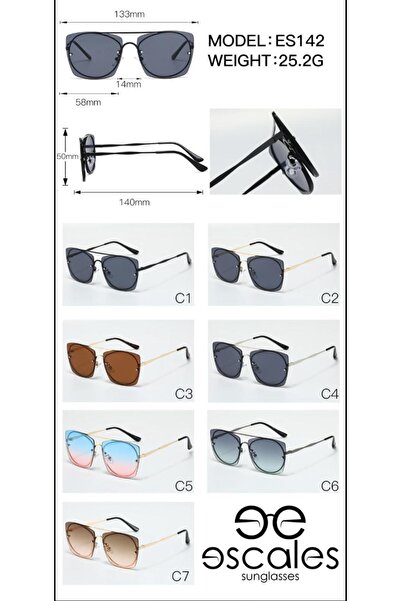 Escales Women's Uv-400 Protection Sunglasses