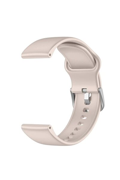 ideal STORE Curea de ceas din silicon idealSTORE 20 mm, material moale, model universal, culoare nisip auriu