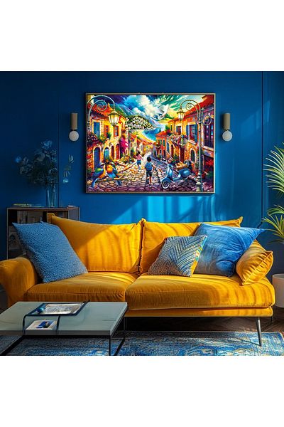 Ks Games Mediterranean Street Ks Games 300 Piece Puzzle