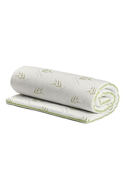 Green Future Eucalyptus Comfort mattress topper, 7 zones, 90x200 cm, H 5 cm