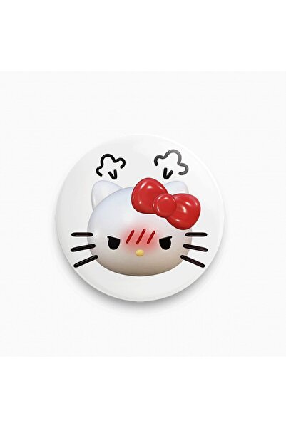 fırsatlar diyarı Hello Kitty Kızgın Sarkastik Buton Rozet