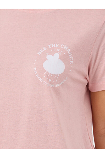 Styli Pack of 2 - Bee Graphic and Floral Print Sleep T-Shirt