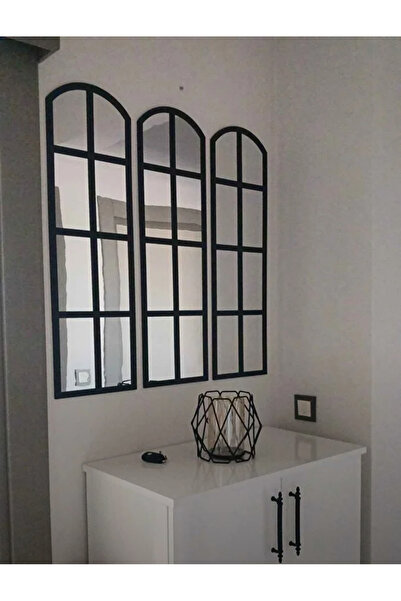 EKOSEHOME Ayna Peleksi 3 Adet Duvar Penceresi