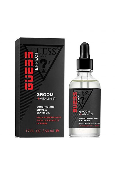 Guess Guess Effect Groom Conditioning Shave Beard Oil, 50 ml