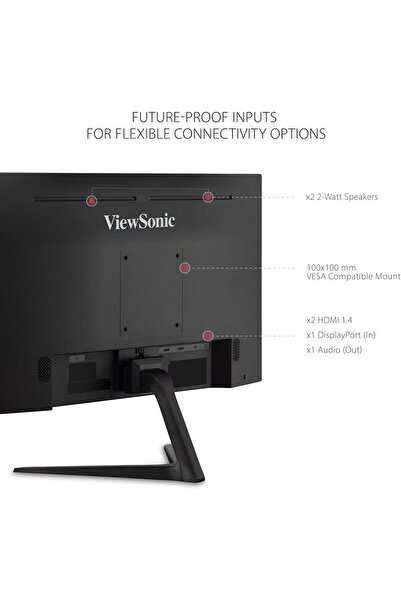 ViewSonic VX2418-P-MHD 24 Inch Frameless Full HD Gaming Monitor