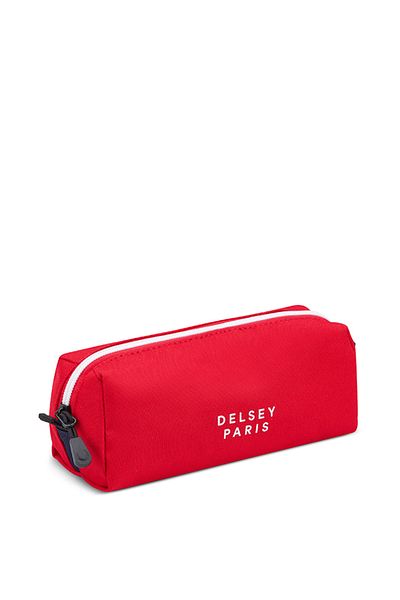 Delsey Back To School 2025 One Compartment Pencil Case Red