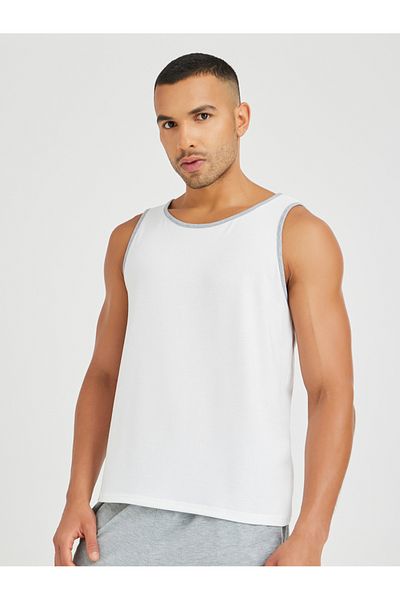 Styli Solid Regular Fit Tank and Shorts Set
